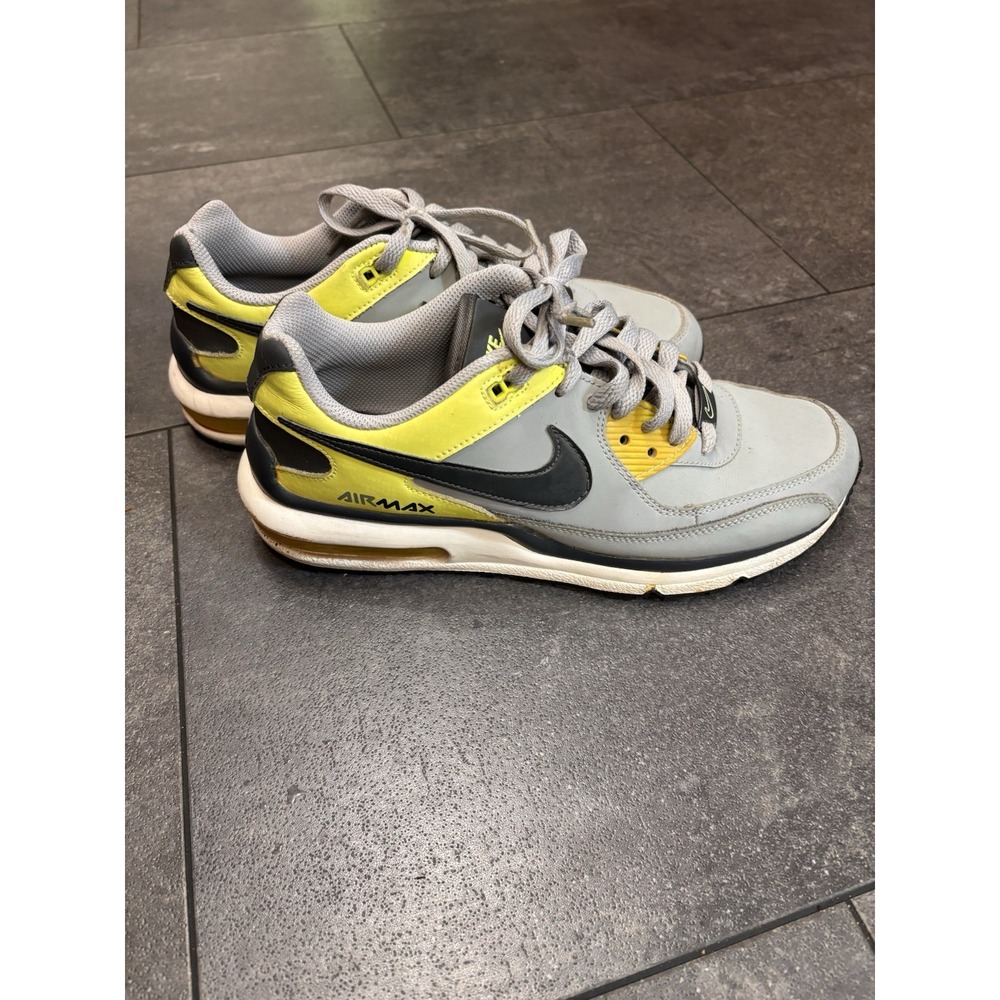 Nike Air Max Wright Youth 6Y Grey Optic Yellow Black White Running Tennis Shoes